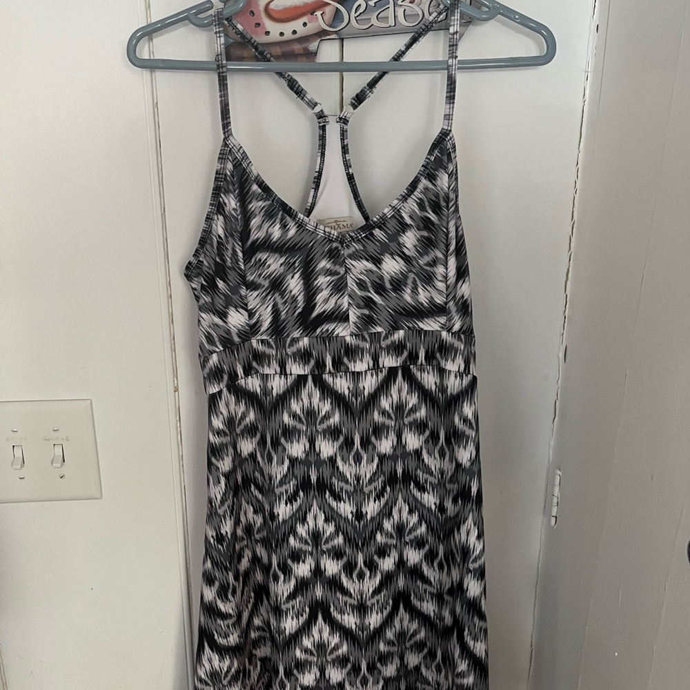 TEHAMA Black and White swim dress